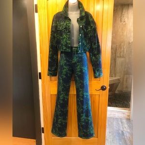 NWOT-I AM GIA SINEAD TIGER PANTS & JACKET SET
